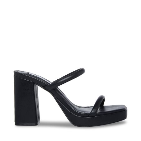 Sandalias Tacones Steve Madden Polly Mujer Negras | ES EV9260